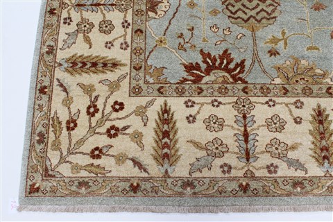 Ziegler Beige Hand Knotted 90 X 120 Area Rug 250-26178 Image 4