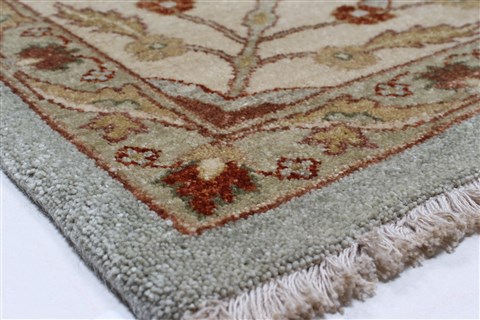 Ziegler Beige Hand Knotted 90 X 120 Area Rug 250-26178 Image 5