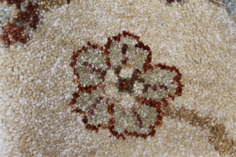 Ziegler Beige Hand Knotted 90 X 120 Area Rug 250-26178 Image 8