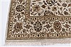 Kashan Beige Hand Knotted 91 X 123  Area Rug 250-26180 Thumb 4