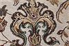 Kashan Beige Hand Knotted 91 X 123 Area Rug 250-26180 Thumb 6