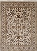Kashan Beige Hand Knotted 91 X 123  Area Rug 250-26180 Thumb 0