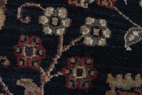 Kashan Beige Hand Knotted 90 X 1111 Area Rug 250-26187 Image 6