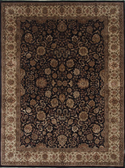 Kashan Beige Hand Knotted 90 X 1111 Area Rug 250-26187 Image 0