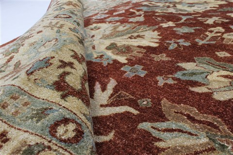 Kashmar Beige Hand Knotted 90 X 1110 Area Rug 250-26190 Image 10