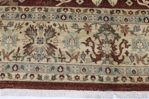 Kashmar Beige Hand Knotted 90 X 1110 Area Rug 250-26190 Image 3
