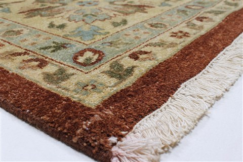 Kashmar Beige Hand Knotted 90 X 1110 Area Rug 250-26190 Image 6