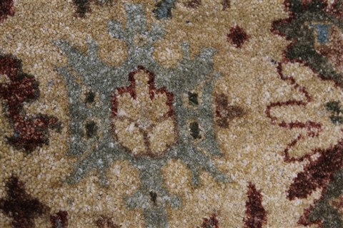 Kashmar Beige Hand Knotted 90 X 1110 Area Rug 250-26190 Image 8