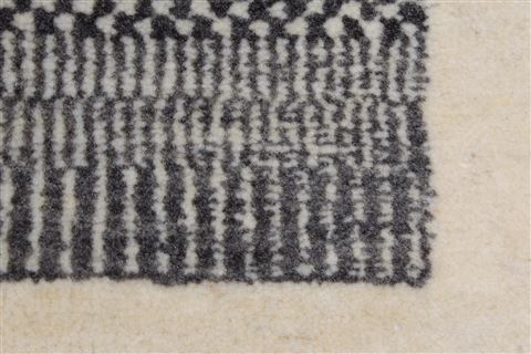 Gabbeh Grey Runner Hand Knotted 27 X 60 Area Rug 250-26191 Image 10