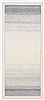 Gabbeh Grey Runner Hand Knotted 27 X 60 Area Rug 250-26191 Thumb 0