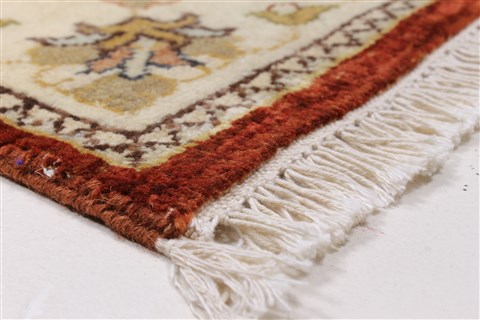 Ziegler Beige Runner Hand Knotted 27 X 58 Area Rug 250-26199 Image 5