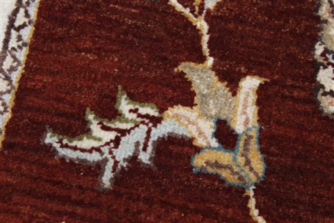 Ziegler Beige Runner Hand Knotted 27 X 58 Area Rug 250-26199 Image 6