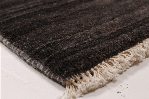 Modern Beige Runner Hand Knotted 26 X 61 Area Rug 250-26201 Image 5
