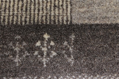 Modern Beige Runner Hand Knotted 26 X 61 Area Rug 250-26201 Image 6