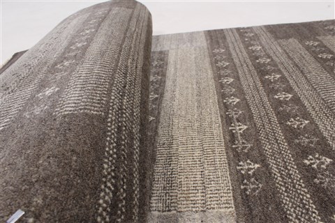 Modern Beige Runner Hand Knotted 26 X 61 Area Rug 250-26201 Image 8