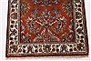 Sarouk Beige Runner Hand Knotted 24 X 60  Area Rug 250-26202 Thumb 4