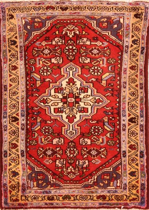 Mehravan Red Hand Knotted 21 X 211  Area Rug 253-26203 Image 0
