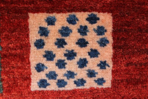Gabbeh Multicolor Runner Hand Knotted 29 X 64 Area Rug 250-26204 Image 10