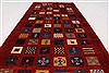 Gabbeh Multicolor Runner Hand Knotted 29 X 64  Area Rug 250-26204 Thumb 2
