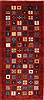 Gabbeh Multicolor Runner Hand Knotted 29 X 64  Area Rug 250-26204 Thumb 0