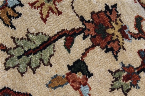 Serapi Beige Runner Hand Knotted 25 X 60 Area Rug 250-26206 Image 10