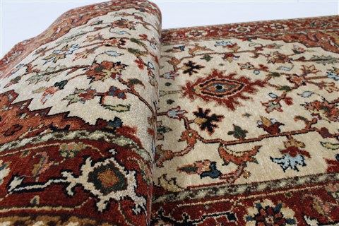 Serapi Beige Runner Hand Knotted 25 X 60 Area Rug 250-26206 Image 2