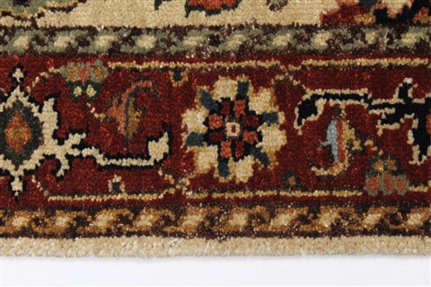 Serapi Beige Runner Hand Knotted 25 X 60 Area Rug 250-26206 Image 5
