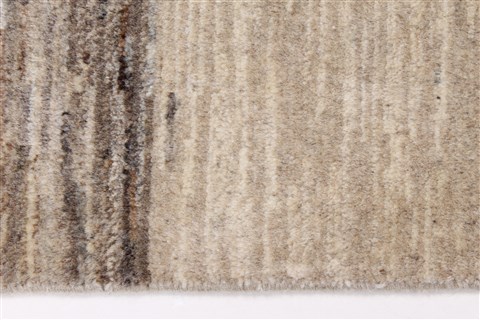 Gabbeh Grey Runner Hand Knotted 25 X 66 Area Rug 250-26208 Image 5