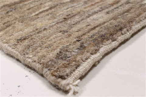 Gabbeh Grey Runner Hand Knotted 25 X 66 Area Rug 250-26208 Image 8
