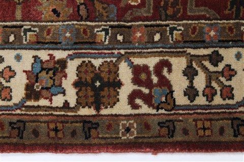 Semnan Beige Runner Hand Knotted 27 X 510 Area Rug 250-26209 Image 4