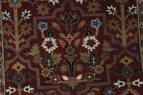 Semnan Beige Runner Hand Knotted 27 X 510 Area Rug 250-26209 Image 5