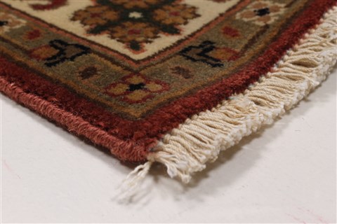 Semnan Beige Runner Hand Knotted 27 X 510 Area Rug 250-26209 Image 7