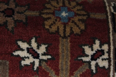 Semnan Beige Runner Hand Knotted 27 X 510 Area Rug 250-26209 Image 8