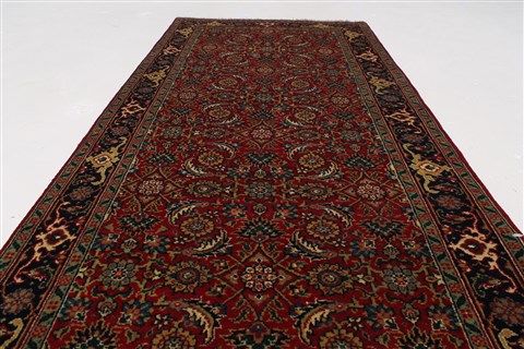 Herati Beige Runner Hand Knotted 26 X 59 Area Rug 250-26211 Image 2