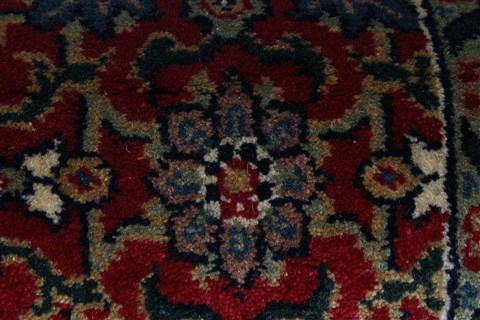 Herati Beige Runner Hand Knotted 26 X 59 Area Rug 250-26211 Image 8