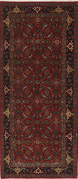 Herati Beige Runner Hand Knotted 26 X 59 Area Rug 250-26211 Image 0