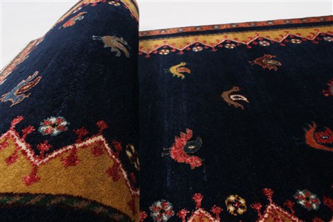 Gabbeh Multicolor Runner Hand Knotted 27 X 510 Area Rug 250-26213 Image 9