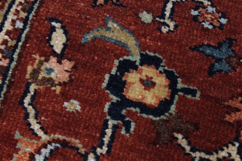 Serapi Red Runner Hand Knotted 25 X 60 Area Rug 250-26214 Image 6