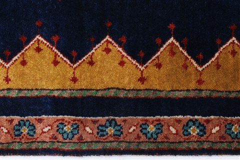 Gabbeh Multicolor Runner Hand Knotted 26 X 510 Area Rug 250-26215 Image 2