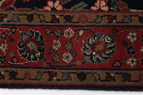 Tabriz Red Runner Hand Knotted 28 X 60 Area Rug 250-26216 Image 3