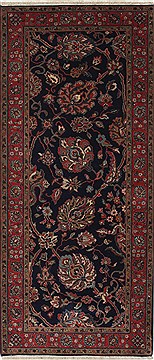 Tabriz Red Runner Hand Knotted 2'8" X 6'0"  Area Rug 250-26216