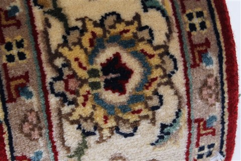 Isfahan Red Runner Hand Knotted 26 X 511 Area Rug 250-26217 Image 10