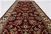 Isfahan Red Runner Hand Knotted 26 X 511  Area Rug 250-26217 Thumb 3