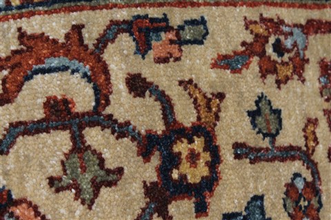 Serapi Beige Runner Hand Knotted 27 X 61 Area Rug 250-26219 Image 6