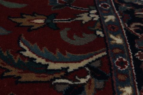 Kashan Red Runner Hand Knotted 29 X 62 Area Rug 250-26221 Image 21