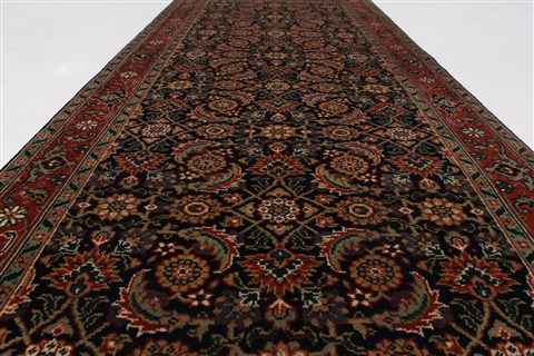 Herati Beige Runner Hand Knotted 26 X 511 Area Rug 250-26222 Image 1