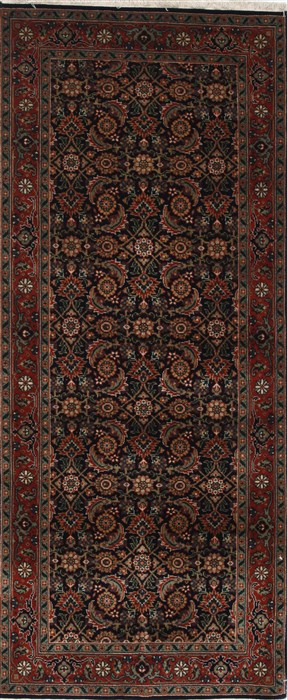 Herati Beige Runner Hand Knotted 26 X 511 Area Rug 250-26222 Image 0