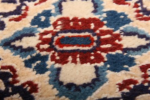 Nain White Square Hand Knotted 110 X 26 Area Rug 100-26224 Image 2