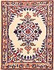 Nain White Square Hand Knotted 110 X 26 Area Rug 100-26224 Thumb 0