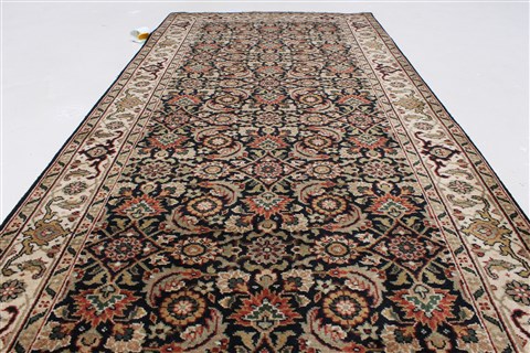 Herati Beige Hand Knotted 28 X 58 Area Rug 250-26225 Image 2